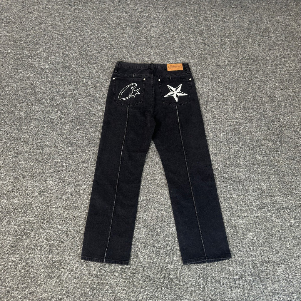 Corteiz C Star Jeans - Black