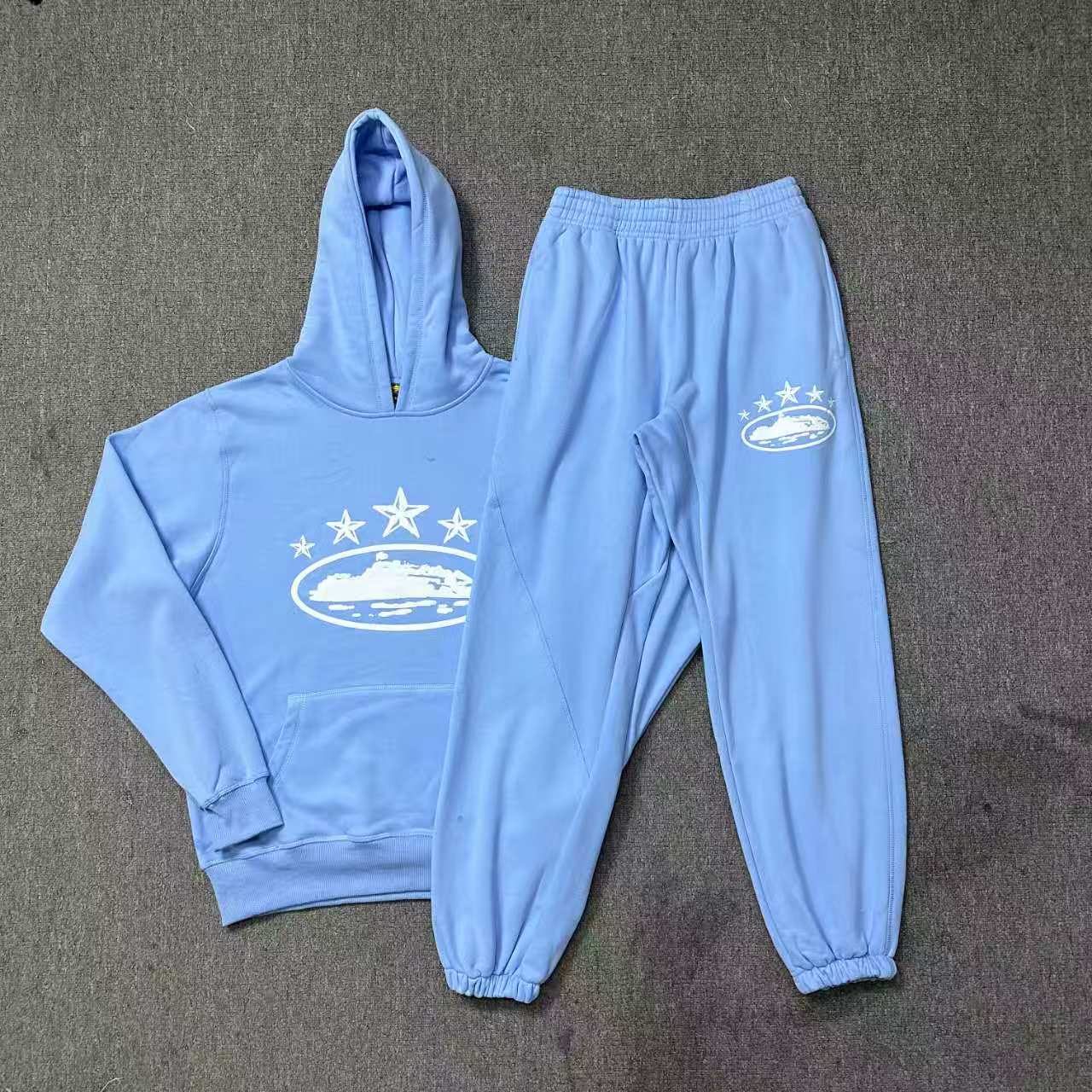 Corteiz Alcatraz Tracksuit "Baby Blue"