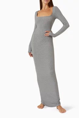 Skims Soft Lounge Dress - Grey