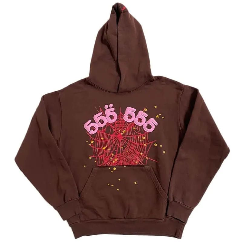 SP5DER Hoodie - Brown