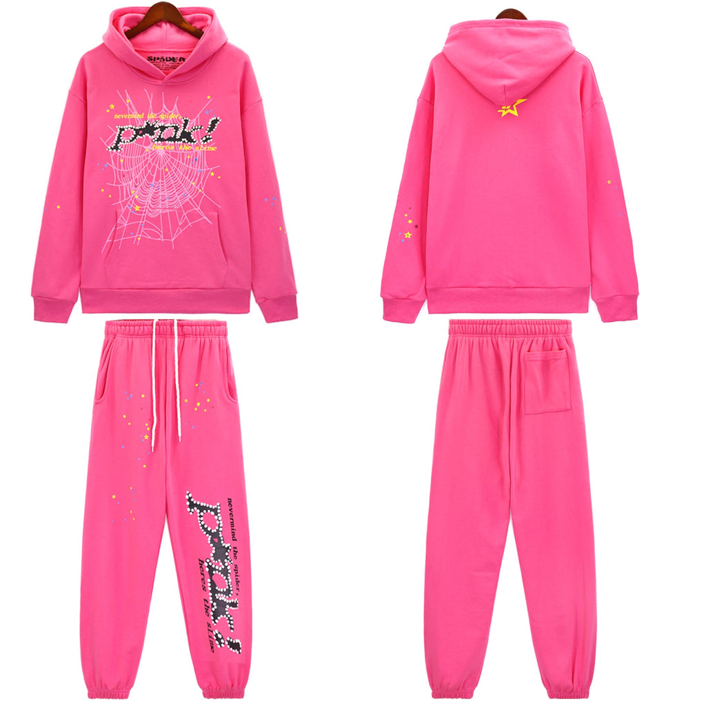 SP5DER Tracksuit “Pink”