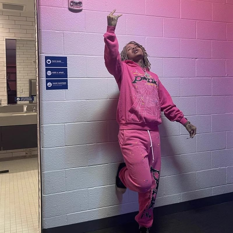 SP5DER Tracksuit “Pink”